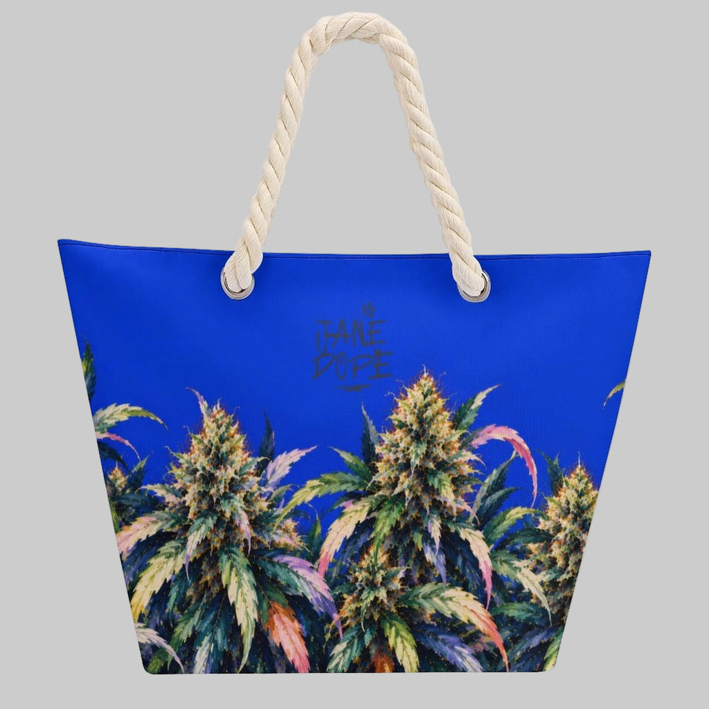 BLUE MAZAR HEMP ROPE TOTE 1