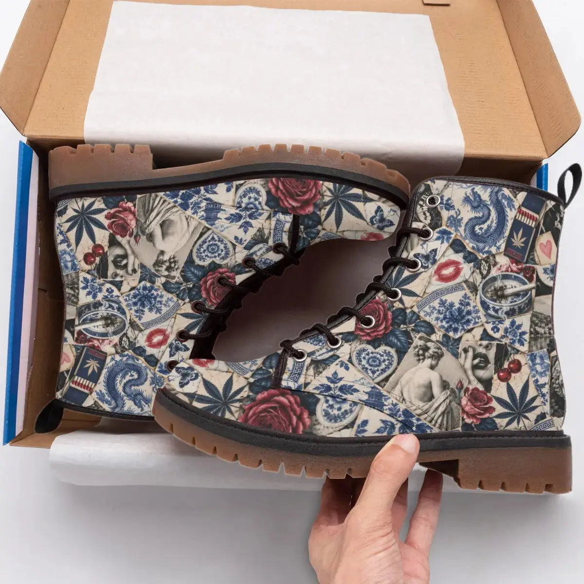 Brain Wash Dope Marten Vegan Boots Yoycol