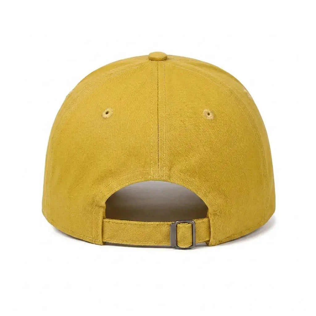 Embroidery Soft-Crown Flat Cap Yoycol
