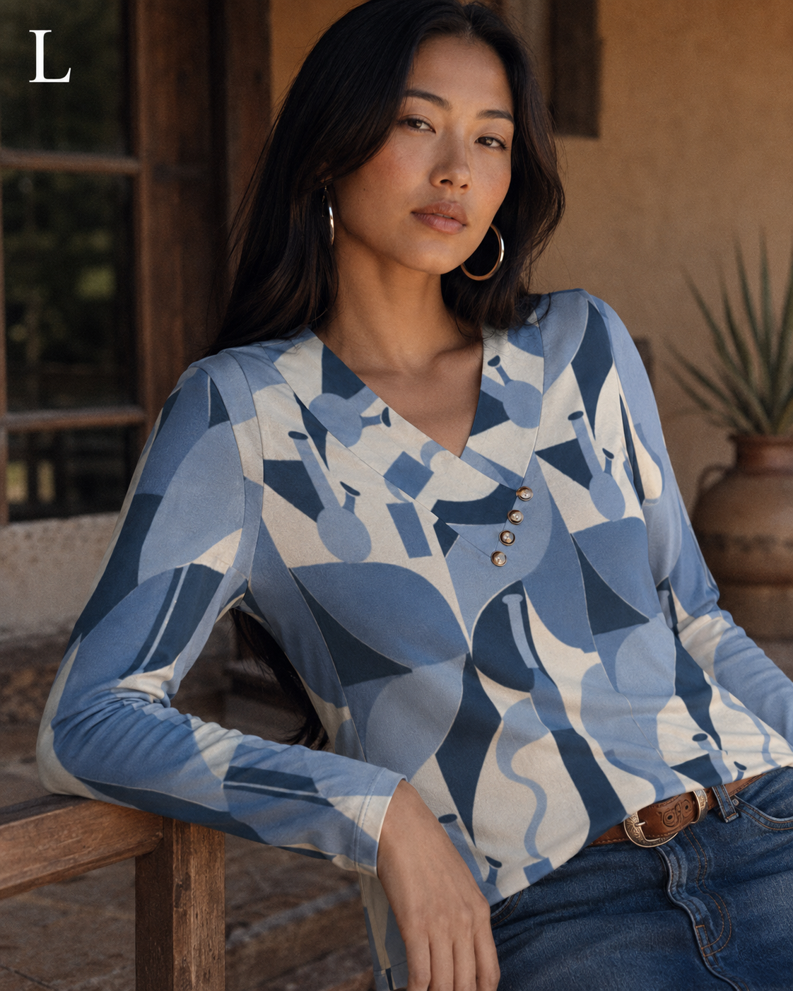 Bongy V-Neck Blouse