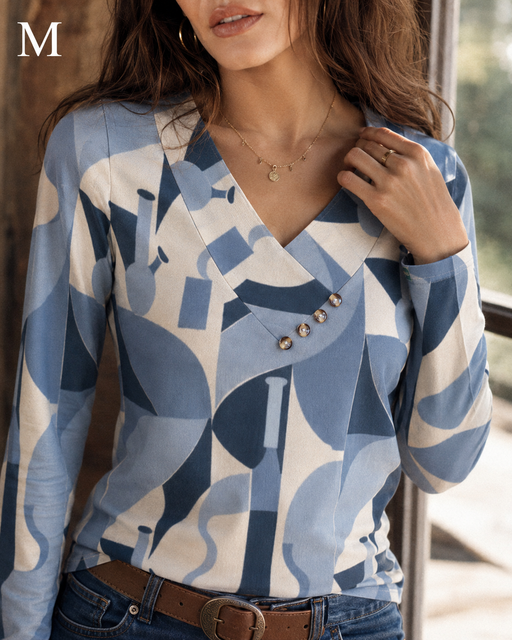 Bongy V-Neck Blouse