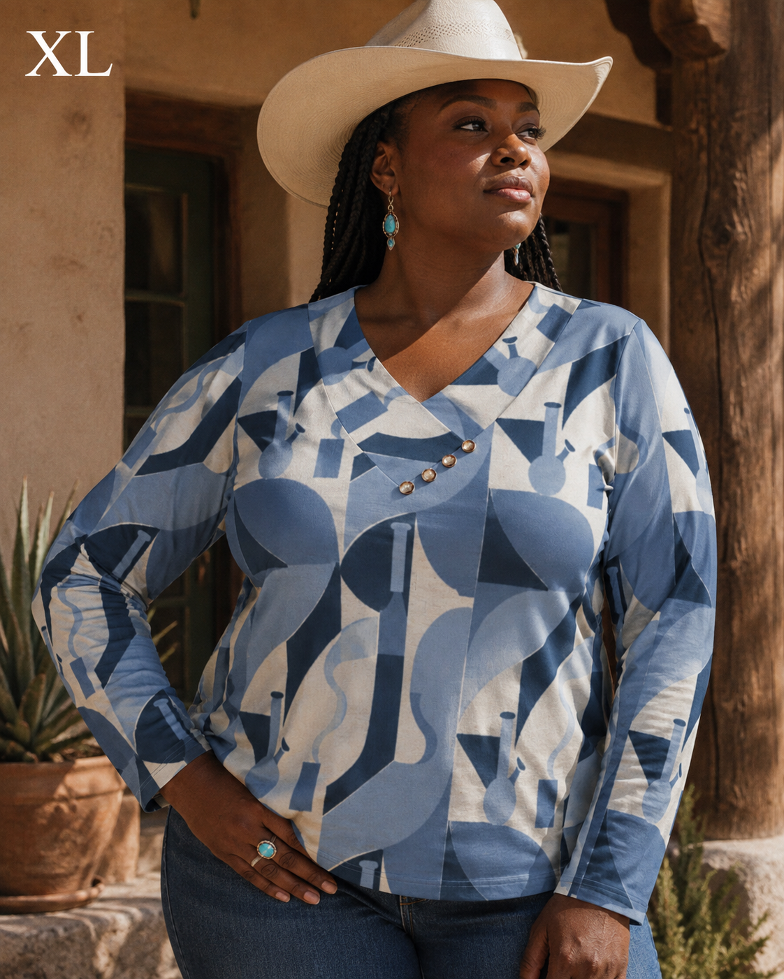 Bongy V-Neck Blouse