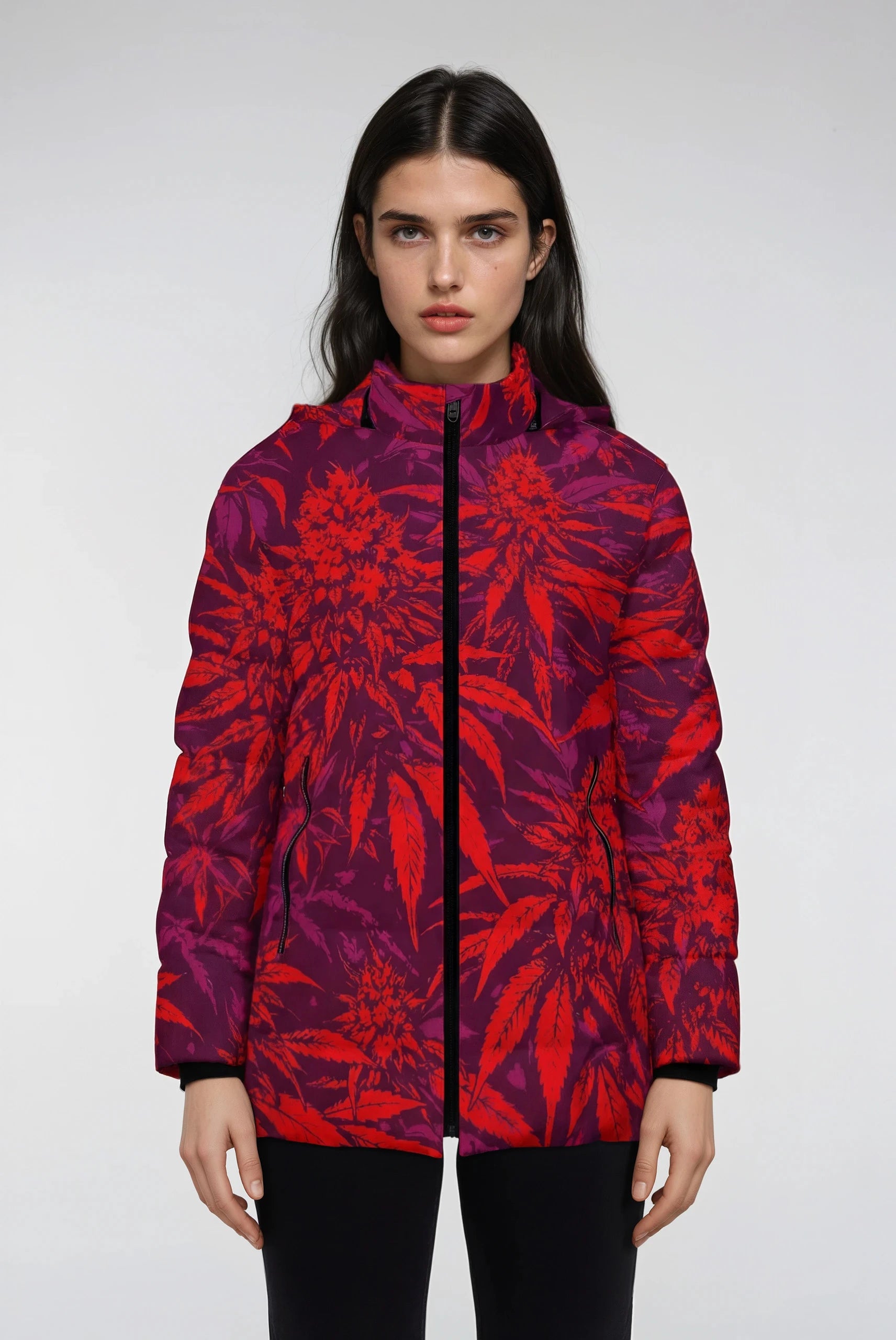 Electric Lettuce Puffer Coat