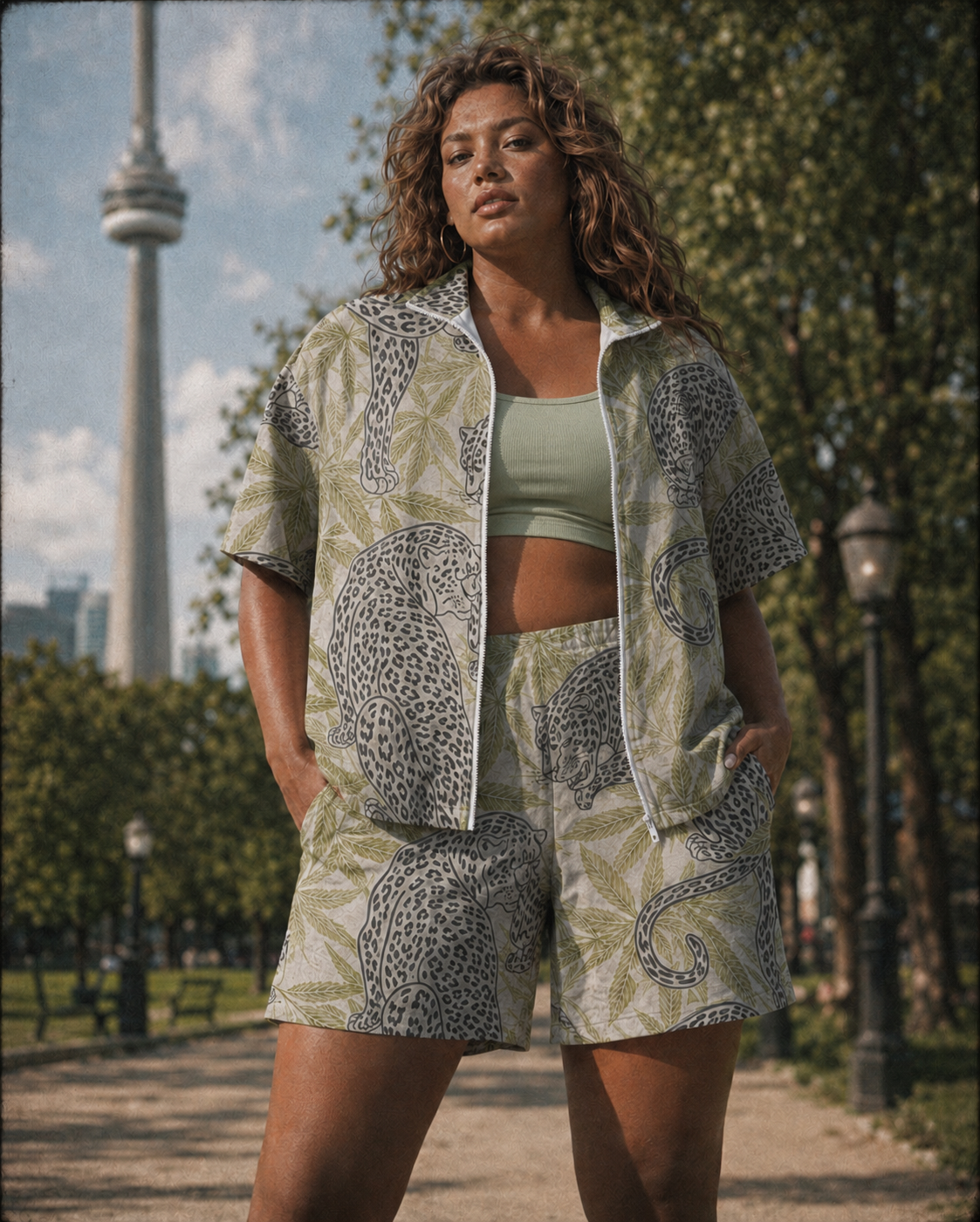 Windbreaker & Shorts Set Artsadd