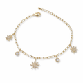18K GOLD CHARMED BRACELET The Kush Girls