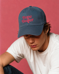 Embroidery Soft-Crown Flat Cap Yoycol
