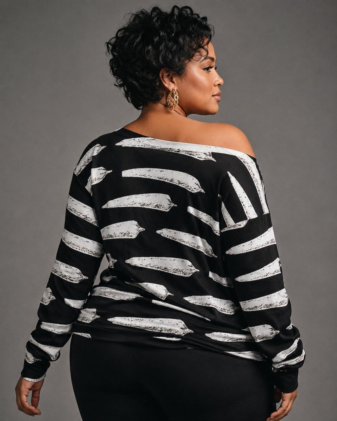 Pre Roll Off the Shoulder Sweatshirt Artsadd