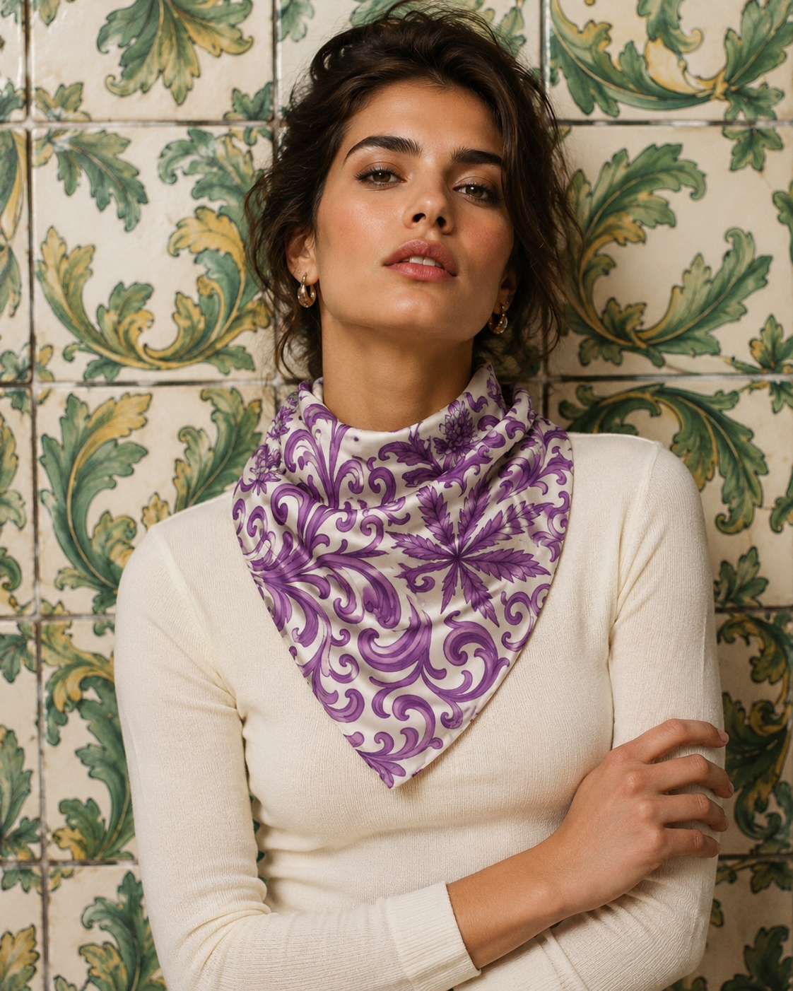 Purple Kush Scarf Artsadd