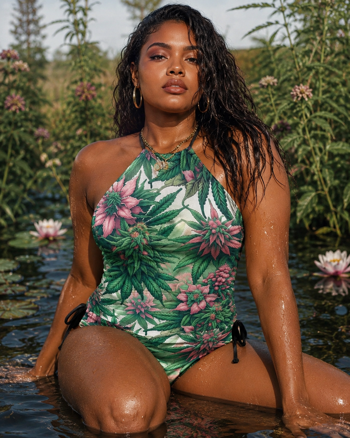 Pink Haze Tankini Bikini Artsadd