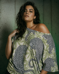 Jane Dope Leopard Loose Half-Sleeve Boat Neck T-Shirt — leopard print relaxed boat neck tee