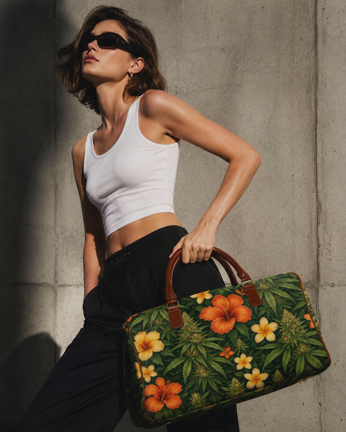 Hibiscus Traveler Bag Artsadd