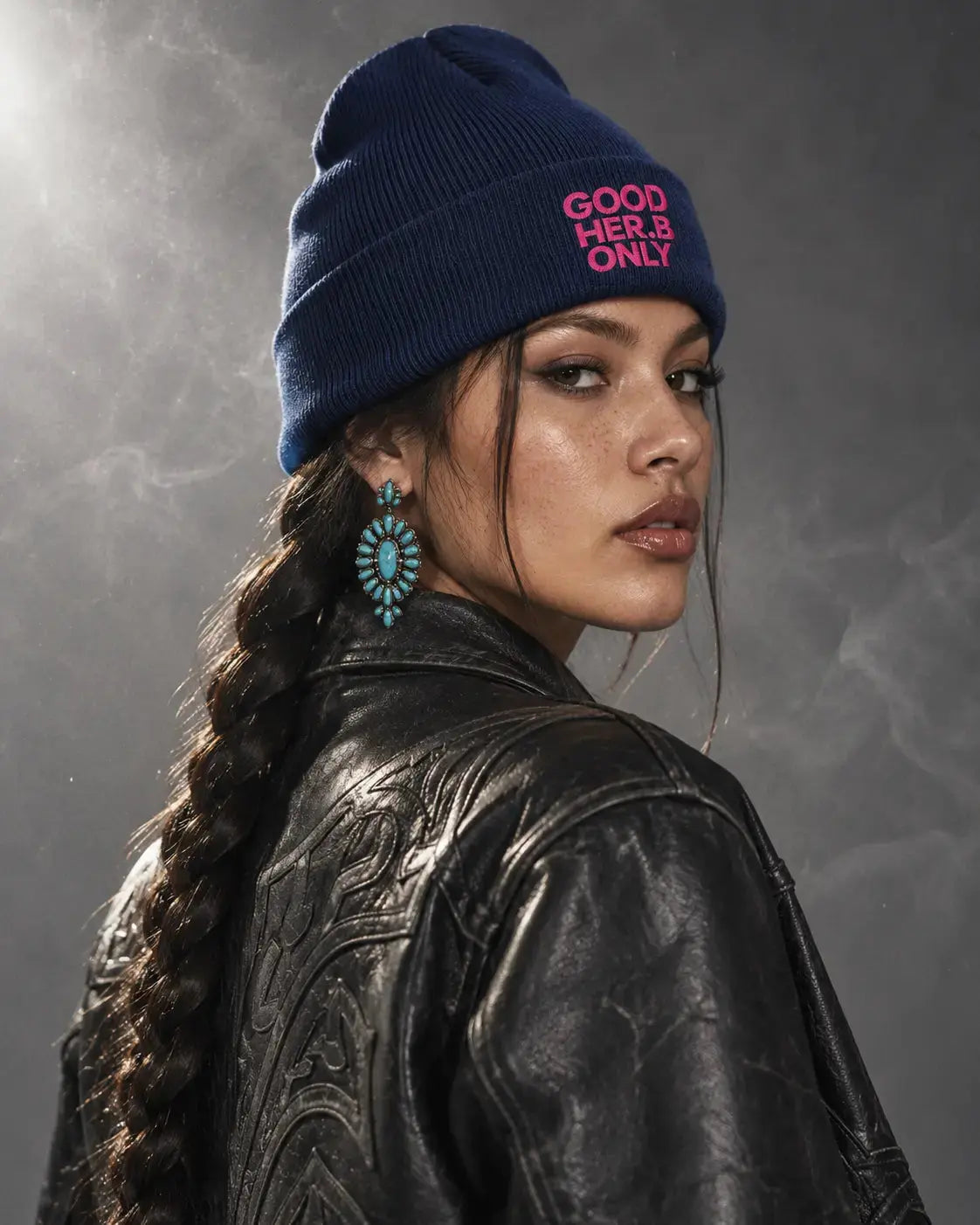 Embroidered Knit Beanie Yoycol