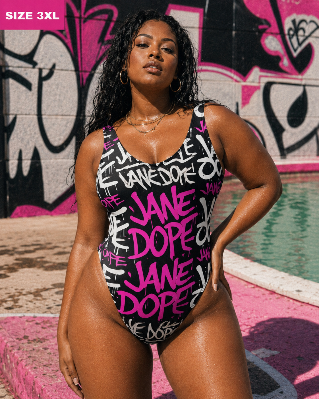 DANK! Low Back Swimsuit 