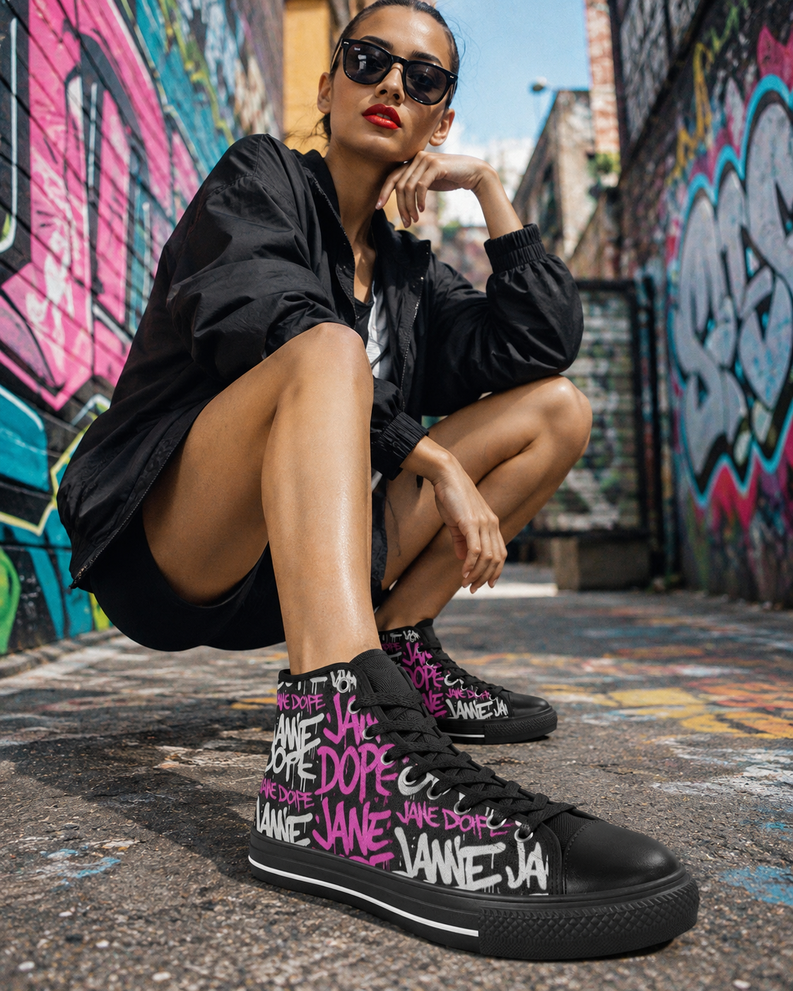 Dank Black Top Sneaker e-joyer