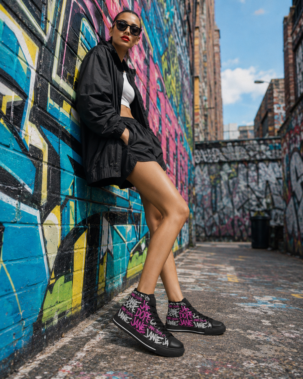 Dank Black Top Sneaker e-joyer