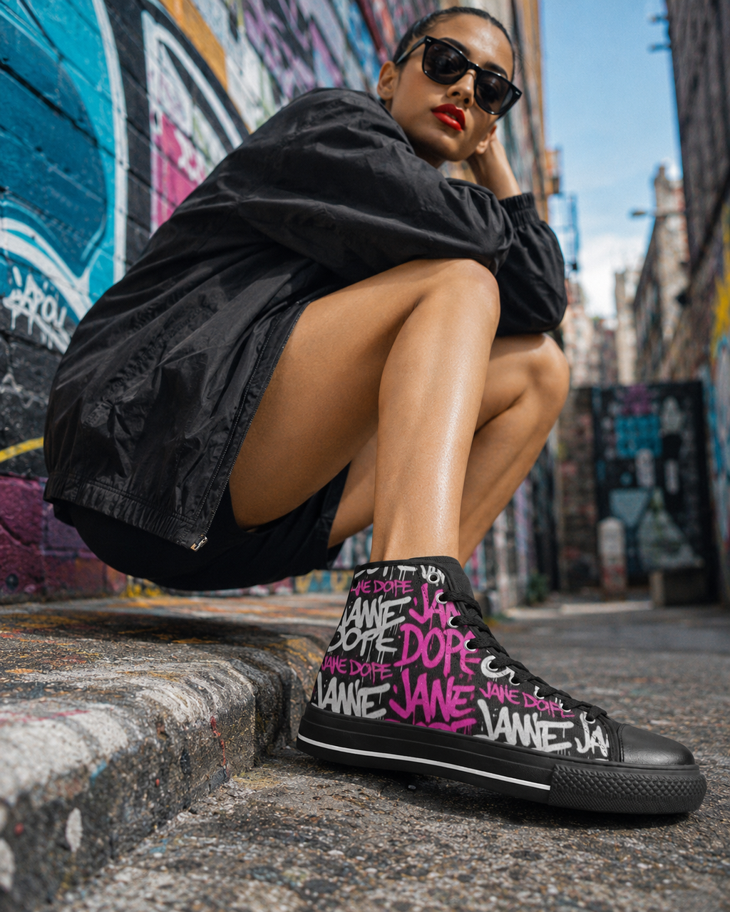 Dank Black Top Sneaker e-joyer
