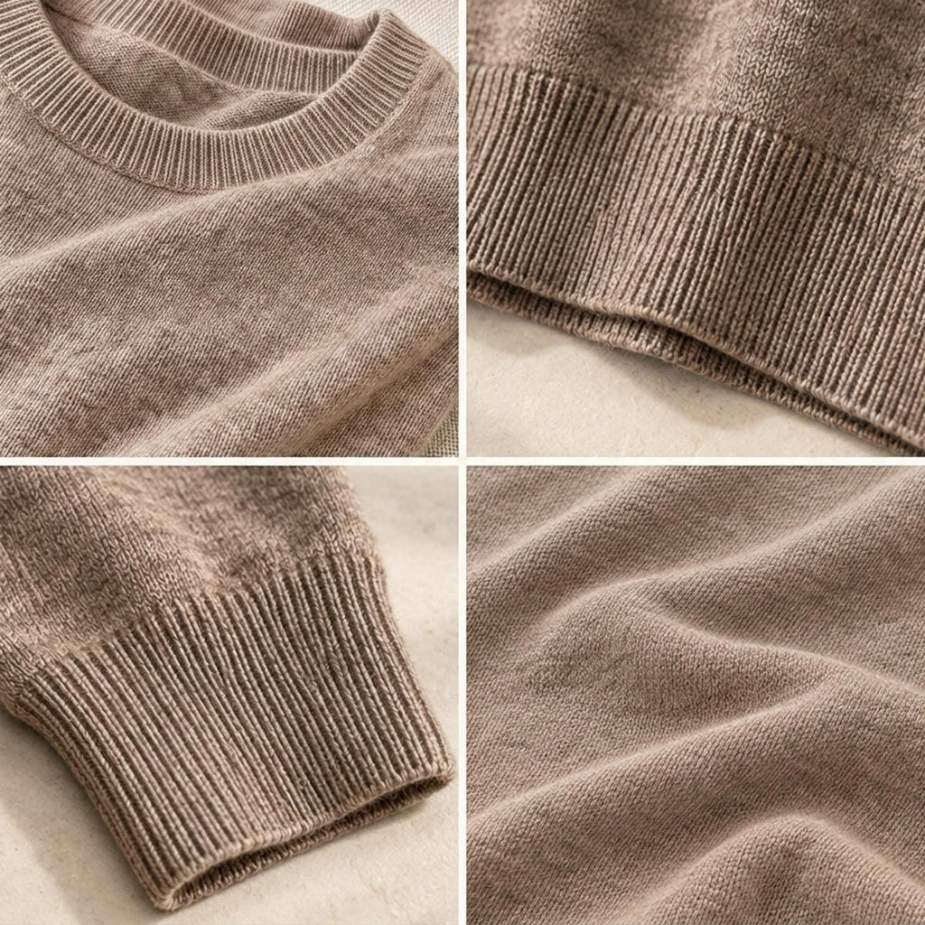 Good Herb Only Soft Wool-Blend Crewneck Knit Sweater | Embroidery