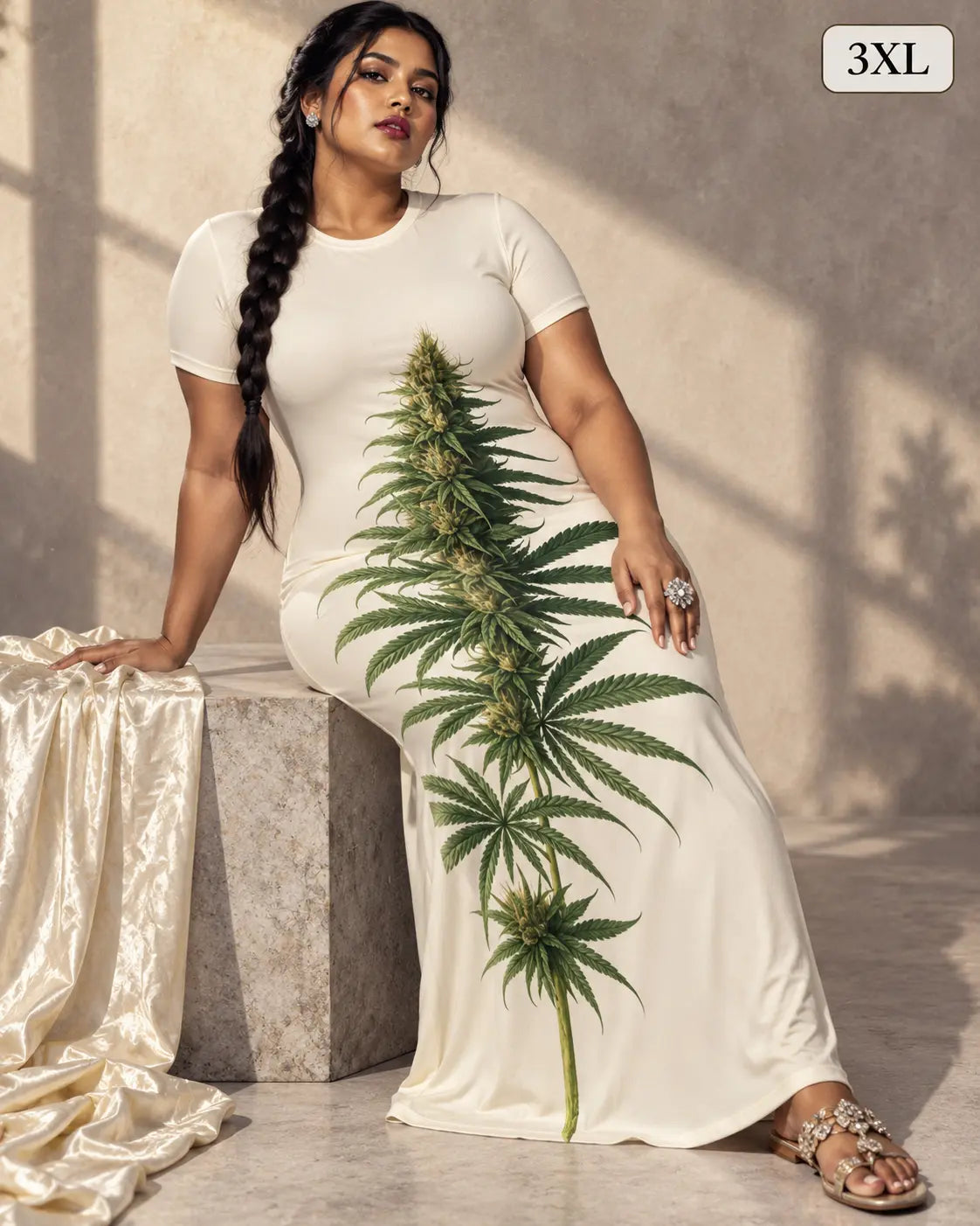 Flora Bodycon Maxi Dress