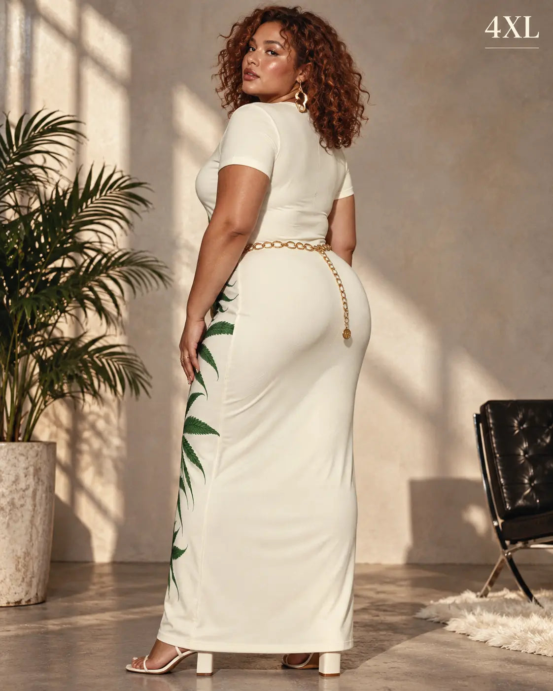 Flora Bodycon Maxi Dress
