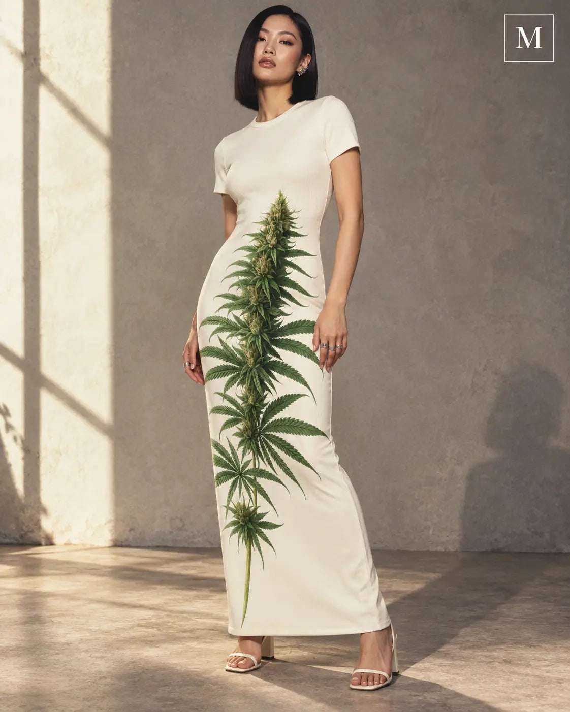 Flora Bodycon Maxi Dress