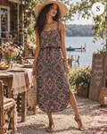 High Society Split Dress Artsadd