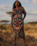 Batik Pocket Dress Artsadd