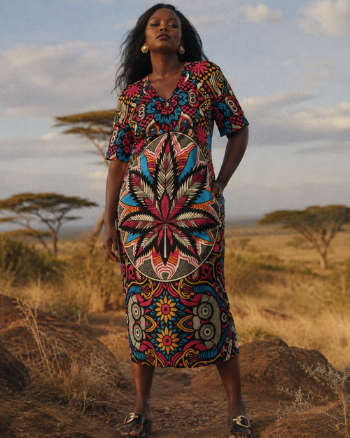 Batik Pocket Dress Artsadd