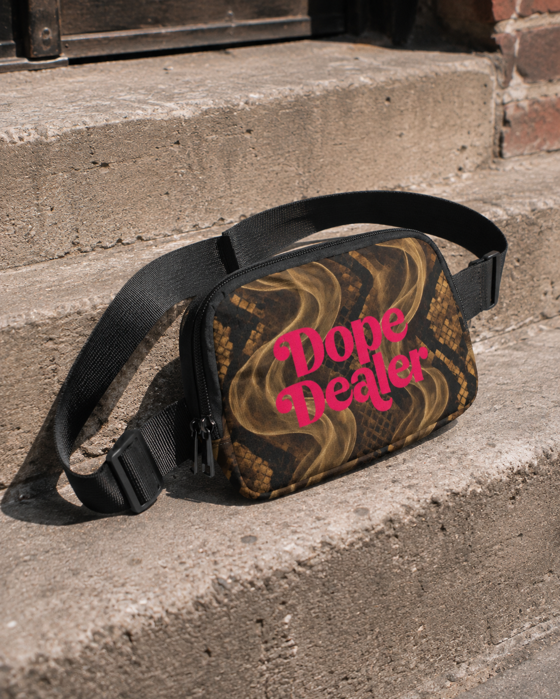 Dope Dealer Snake Skins Sling Bag Artsadd