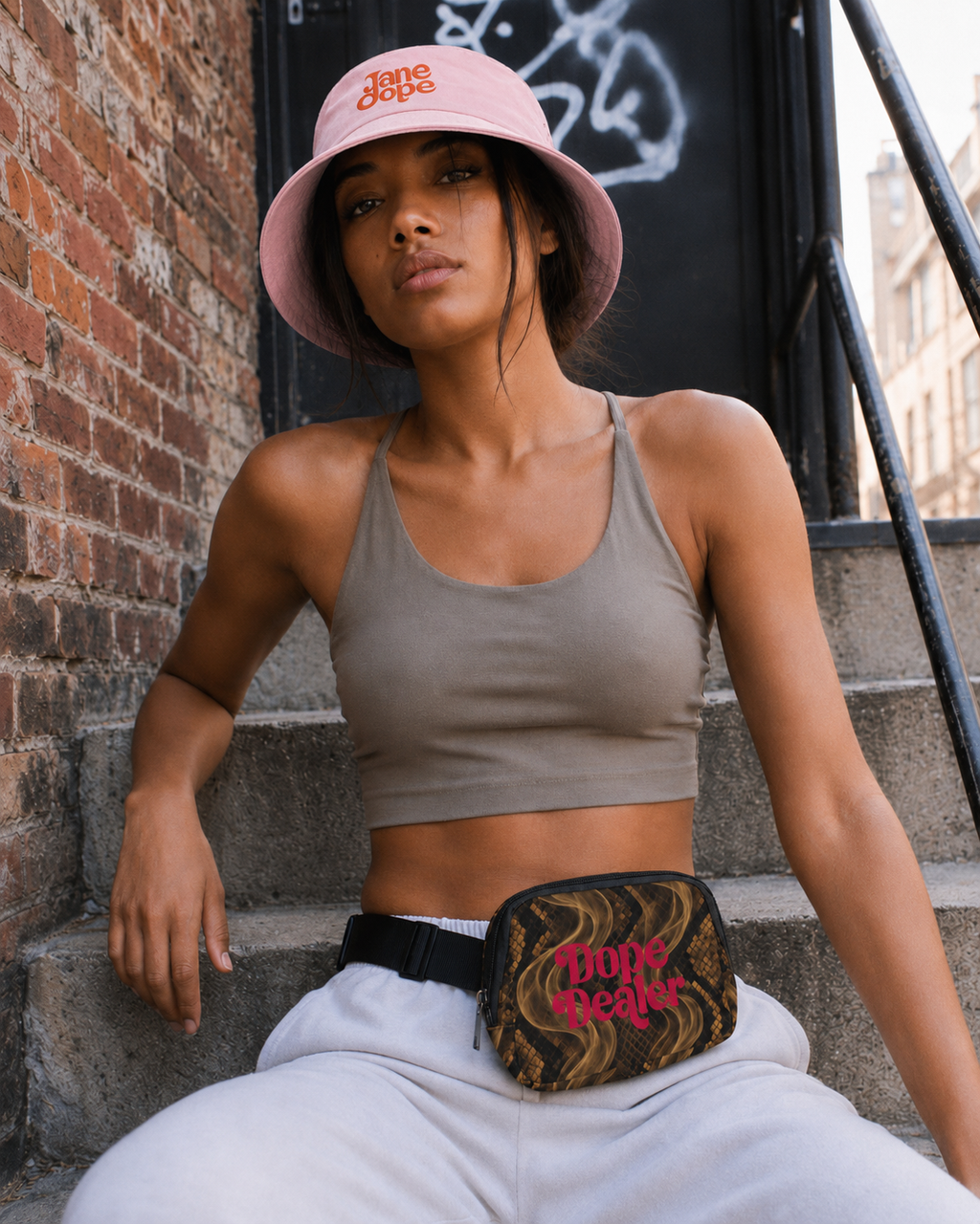 Dope Dealer Snake Skins Sling Bag Artsadd