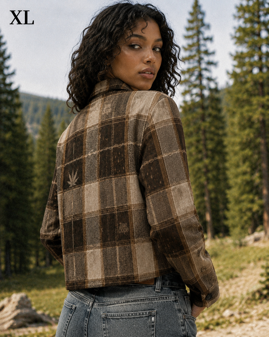 Lumber Jane Cropped Fall Shirt Jacket