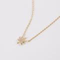 18K GOLD CANNABIS LEAF NECKLACE The Kush Girls