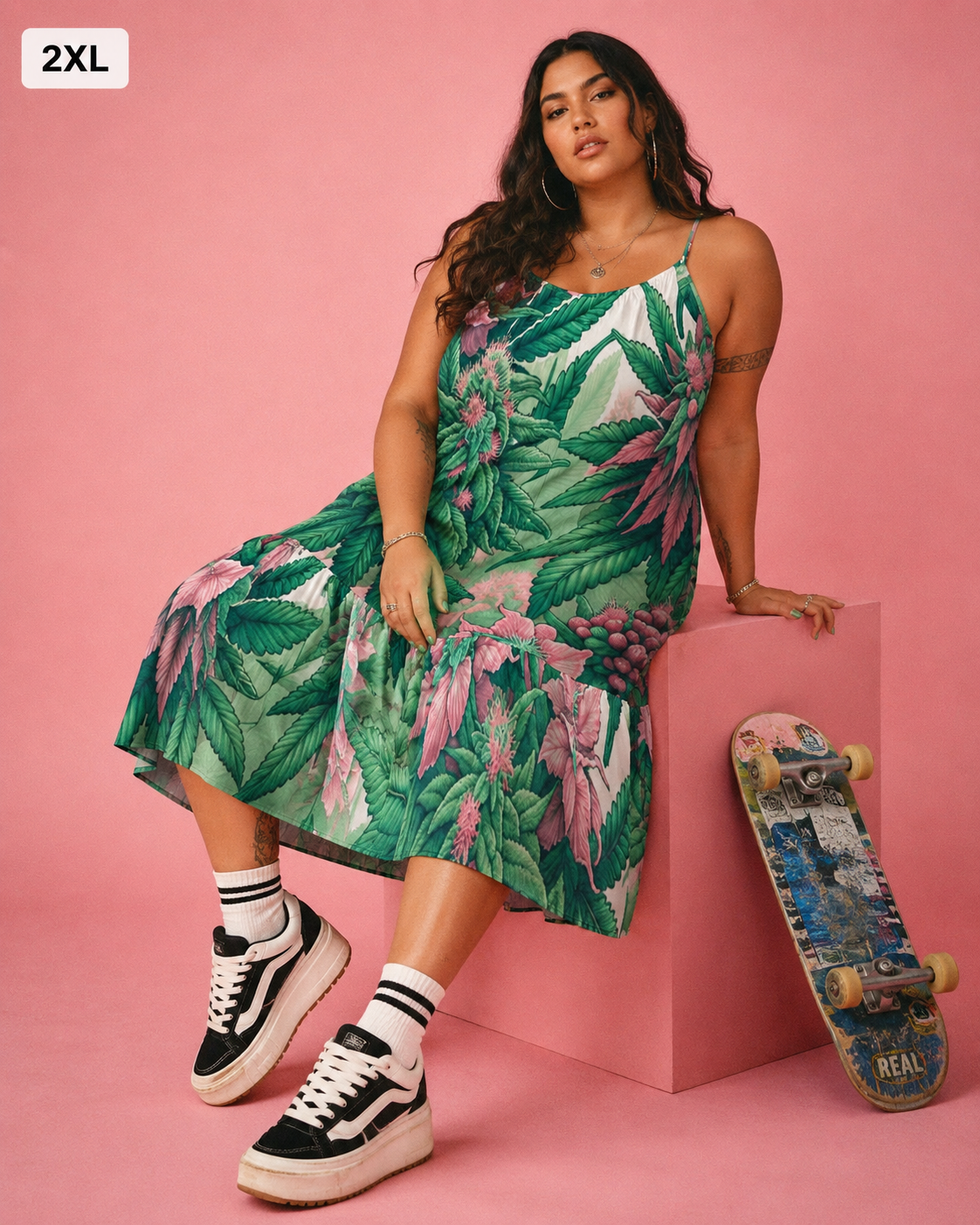 Pink Haze Flutter Dress