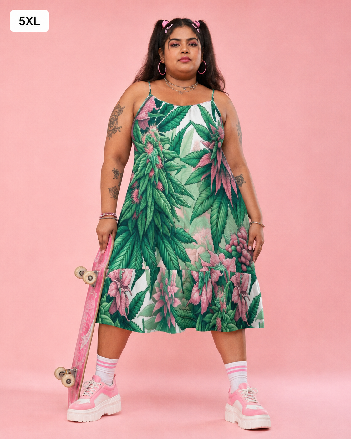 Pink Haze Flutter Dress