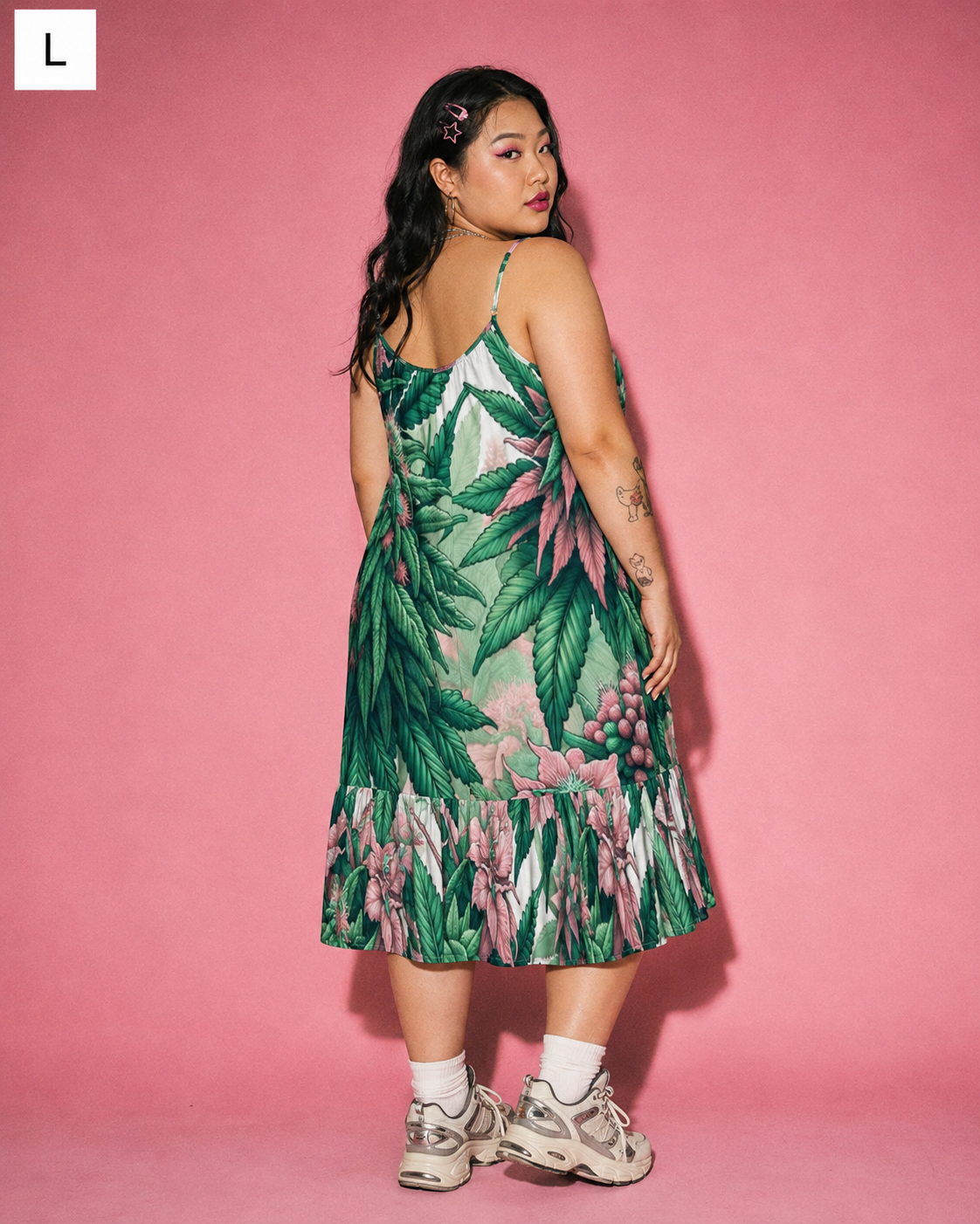 Pink Haze Flutter Dress
