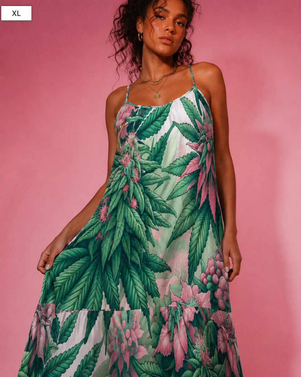 Pink Haze Flutter Dress