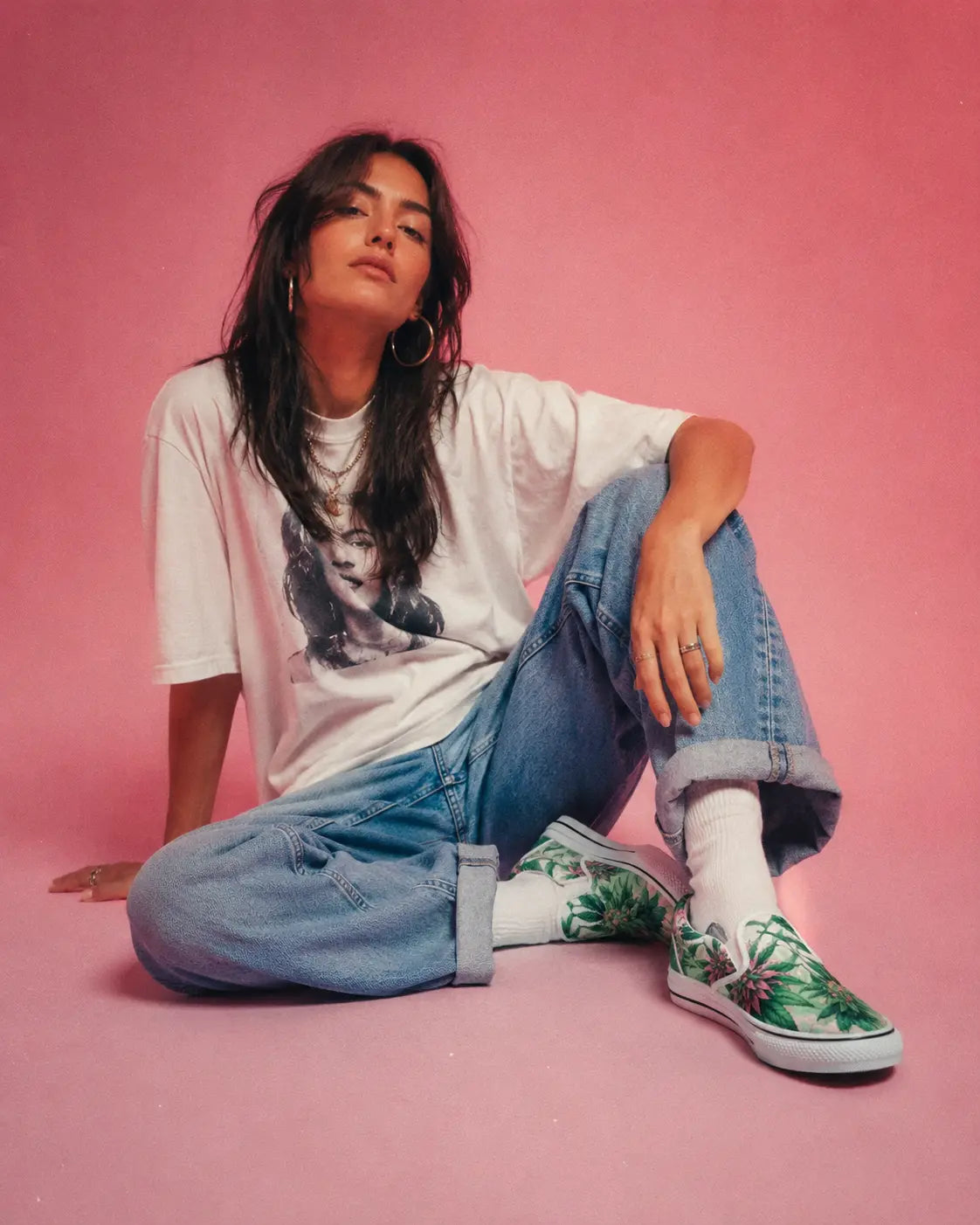 Pink Haze Skater Slip On