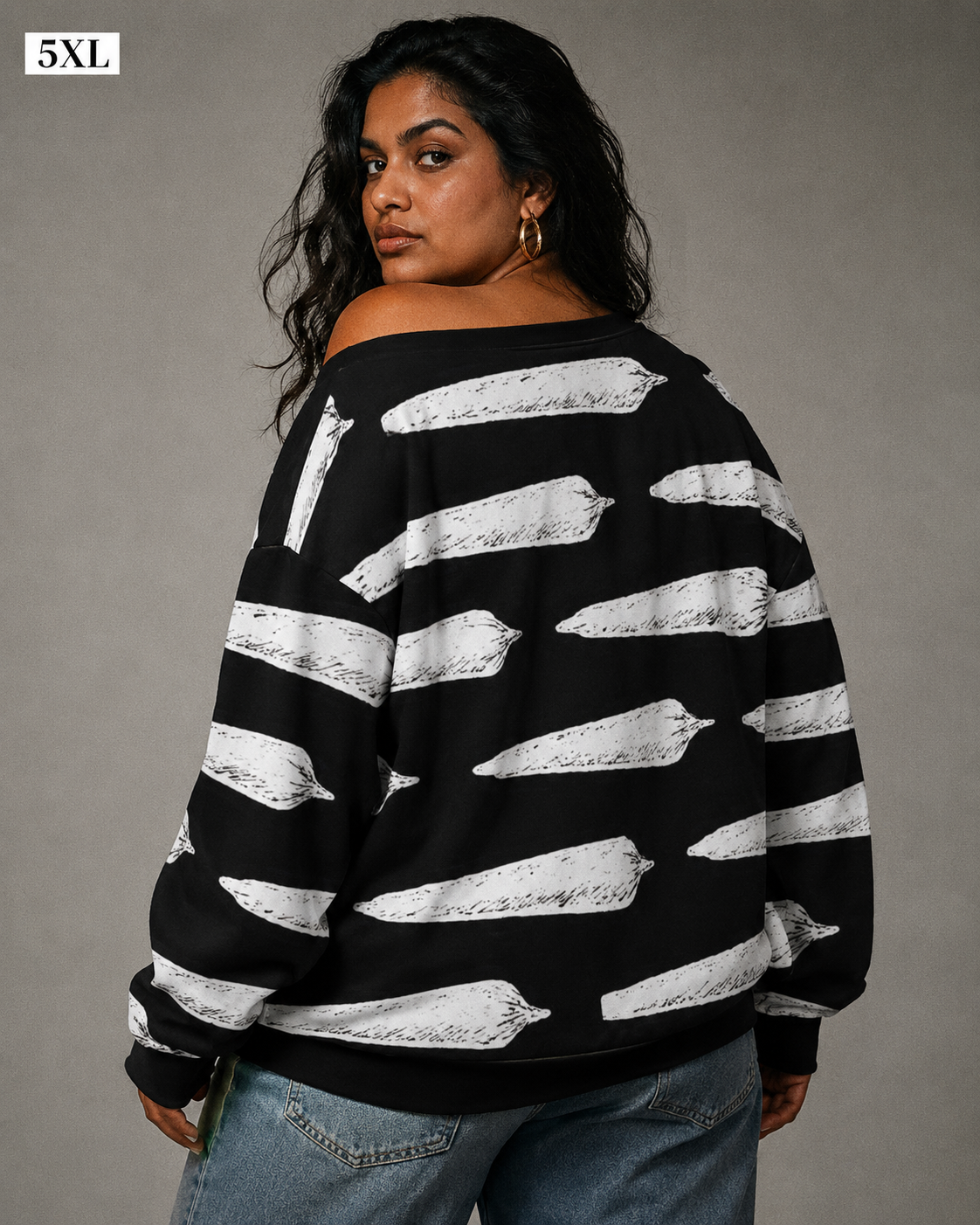 Pre Roll Off-Shoulder Sweatshirt