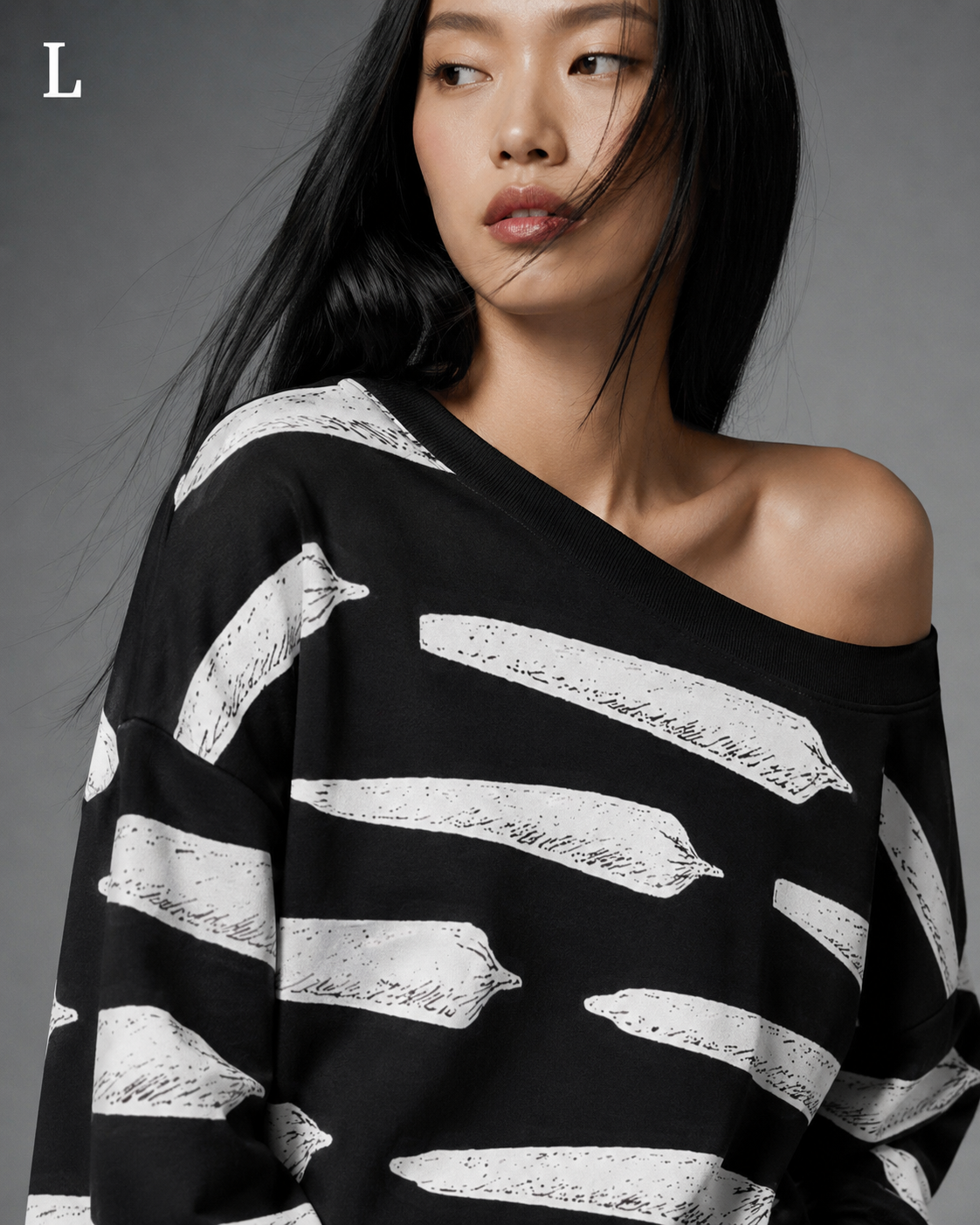 Pre Roll Off-Shoulder Sweatshirt