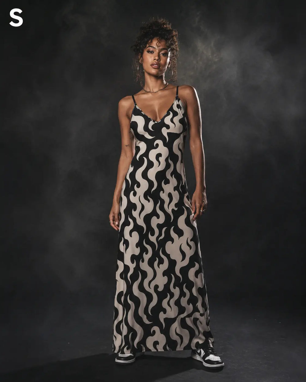 Puff Cami Maxi Dress