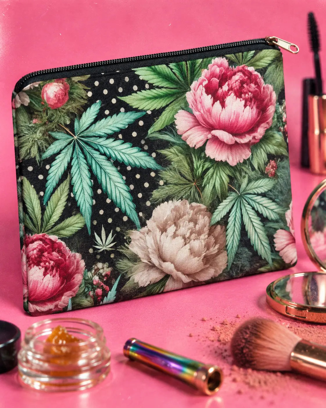 Pot & Peony Stash Pouch