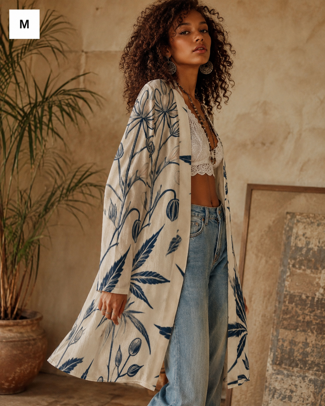 Soft Sativa Mid Length Cardigan Artsadd
