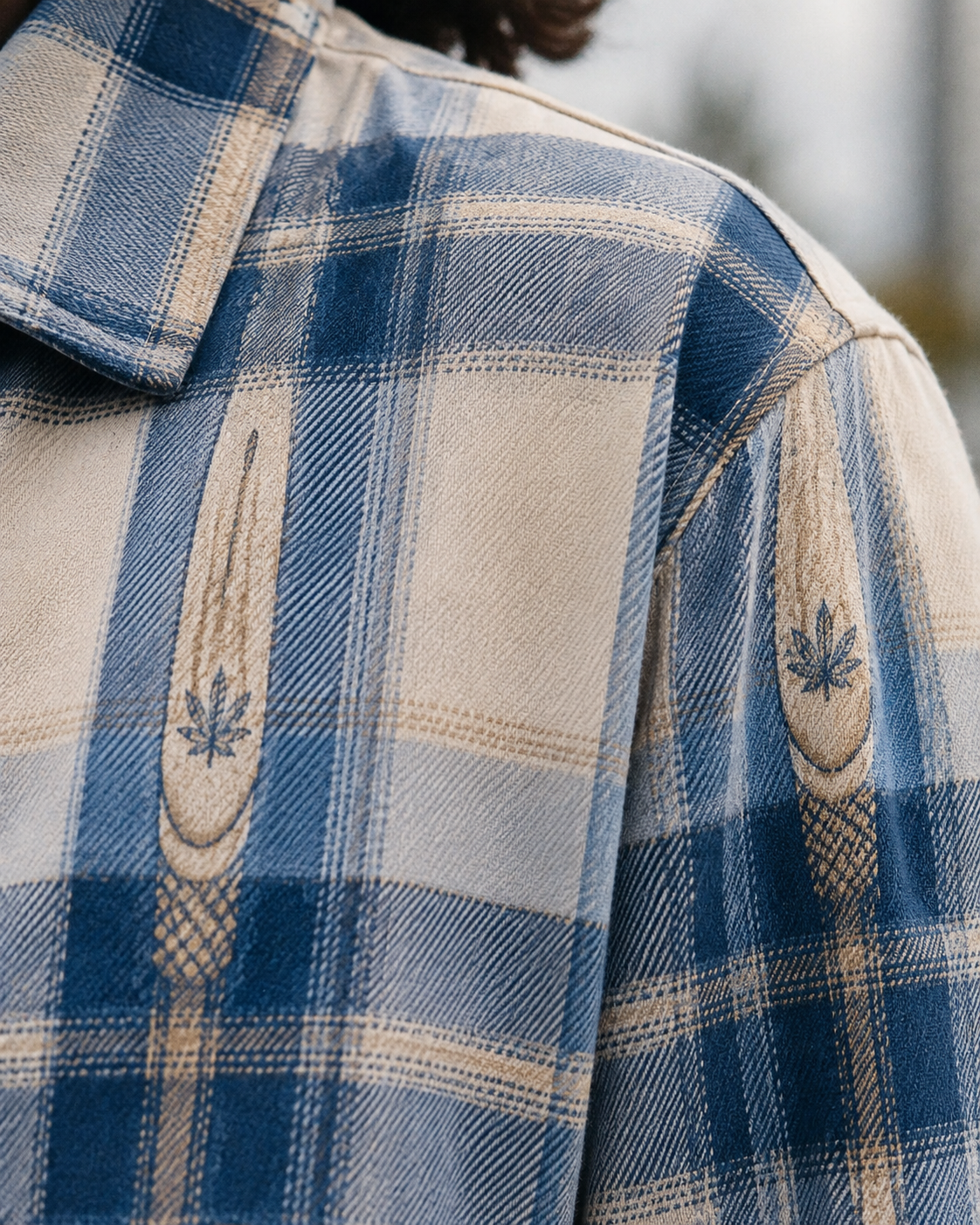 Sunday Sesh Cropped Plaid Fall Jacket Artsadd