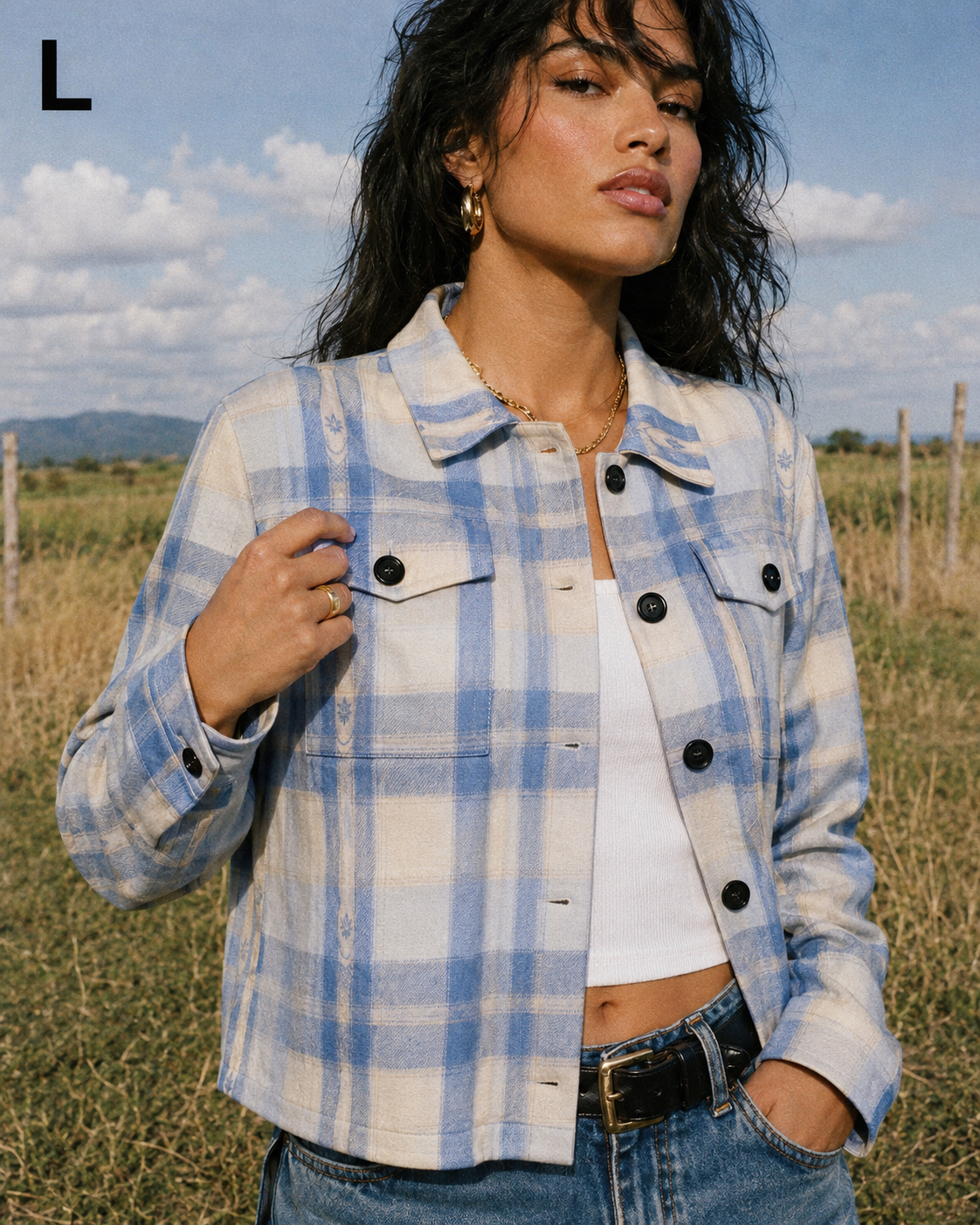 Sunday Sesh Cropped Plaid Fall Jacket Artsadd