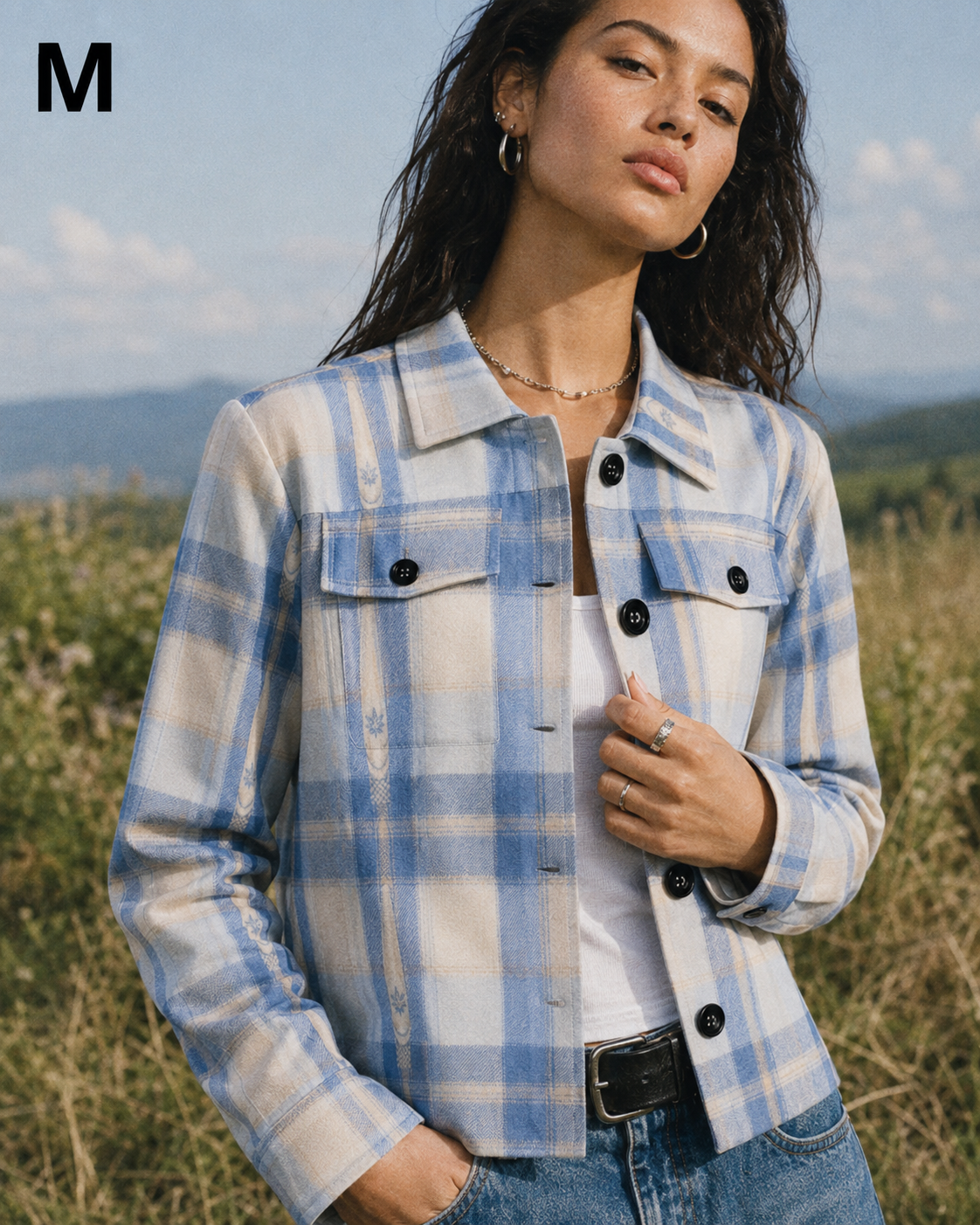 Sunday Sesh Cropped Plaid Fall Jacket Artsadd