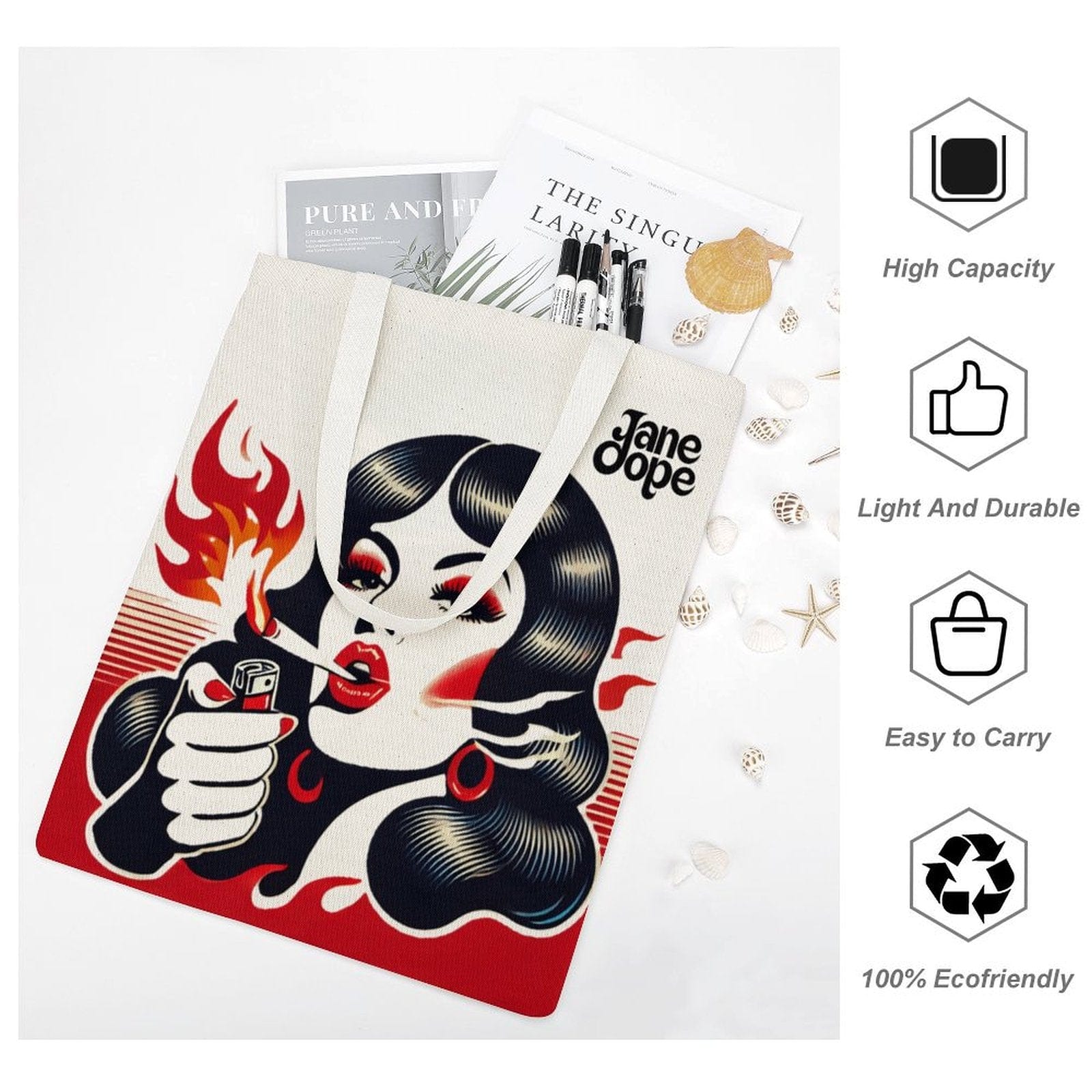 Beauty Who Burns Tote Bag