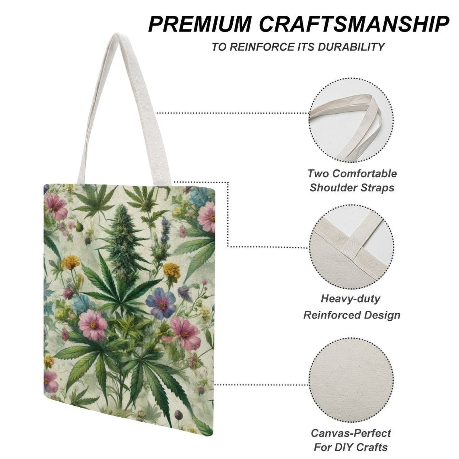 HER.B Garden Canvas Tote