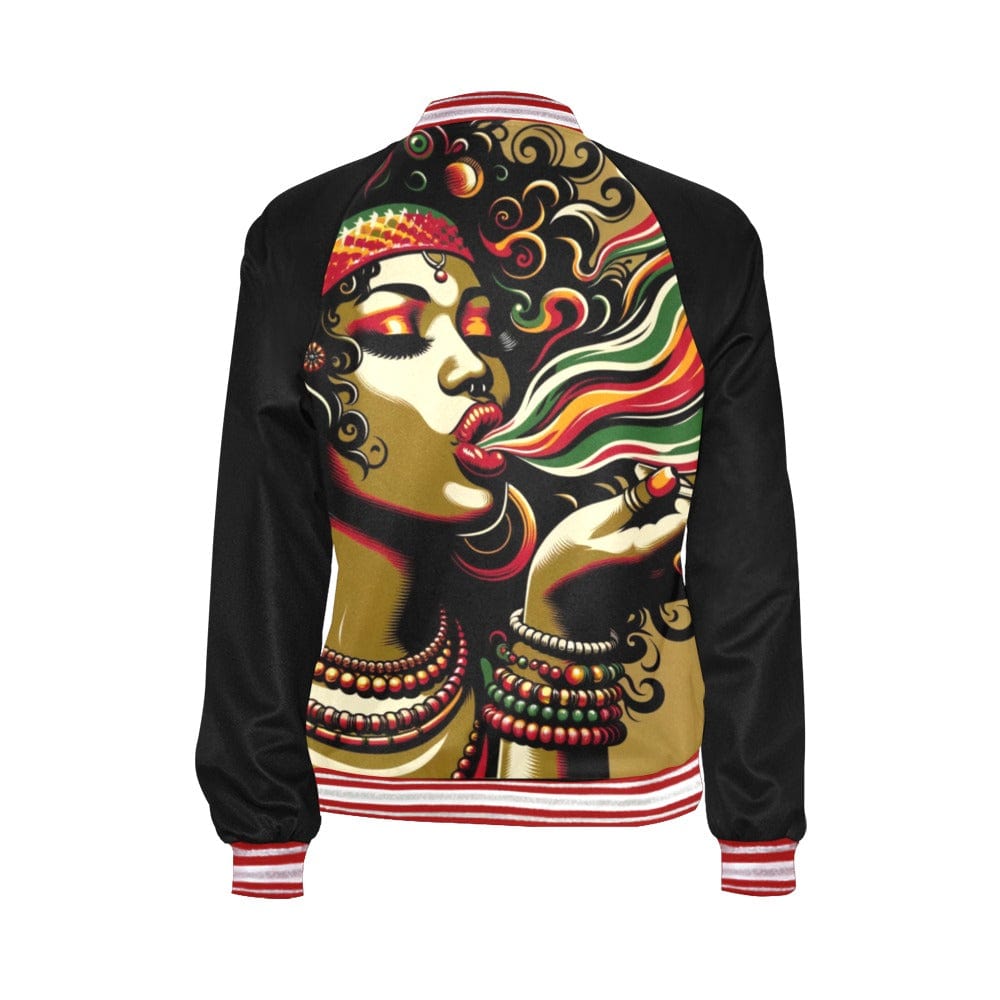 LeHag Bomber Jacket All Over Print Bomber Jacket for Women (H21)