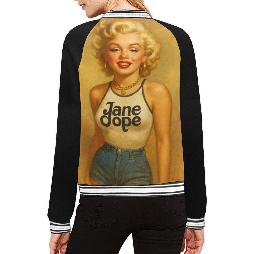 Monroe Bomber Jacket All Over Print Bomber Jacket for Women (Model H21) All Over Print Bomber Jacket for Women (H21)