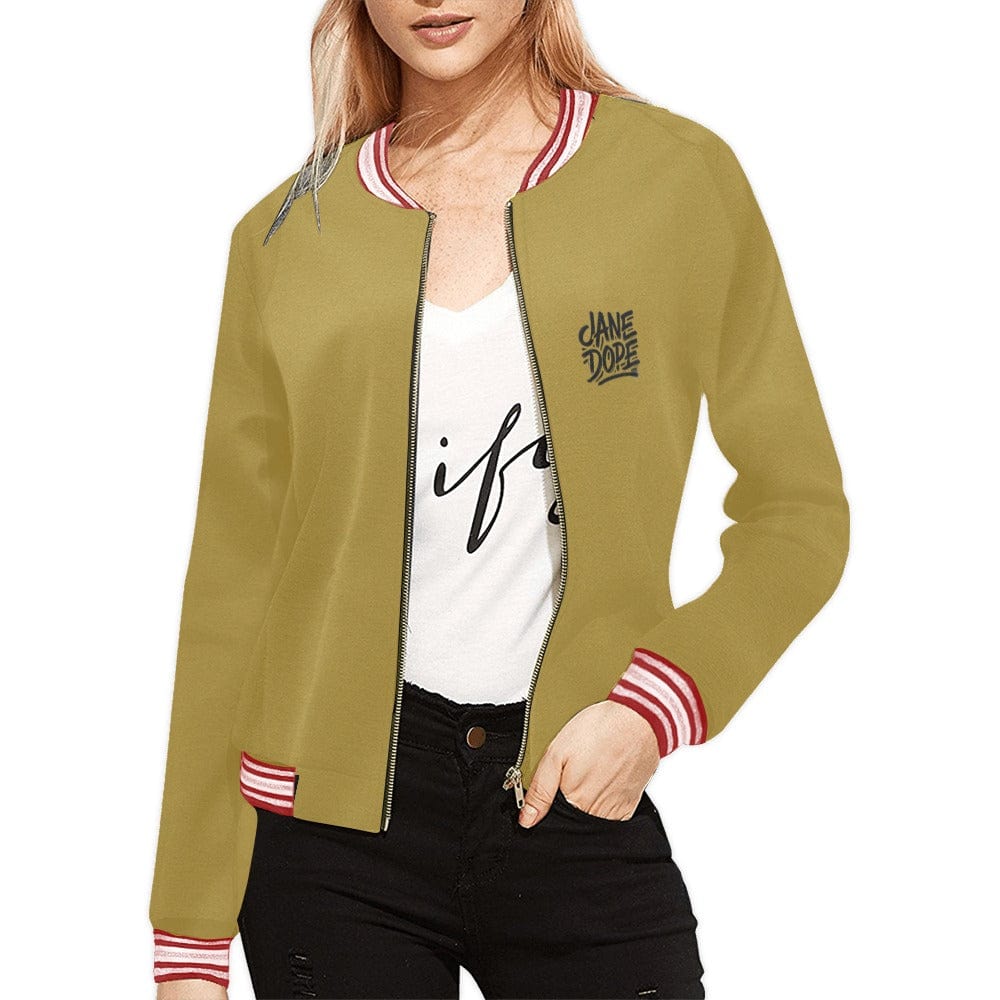 LeHag Bomber All Over Print Bomber Jacket for Women (H21)