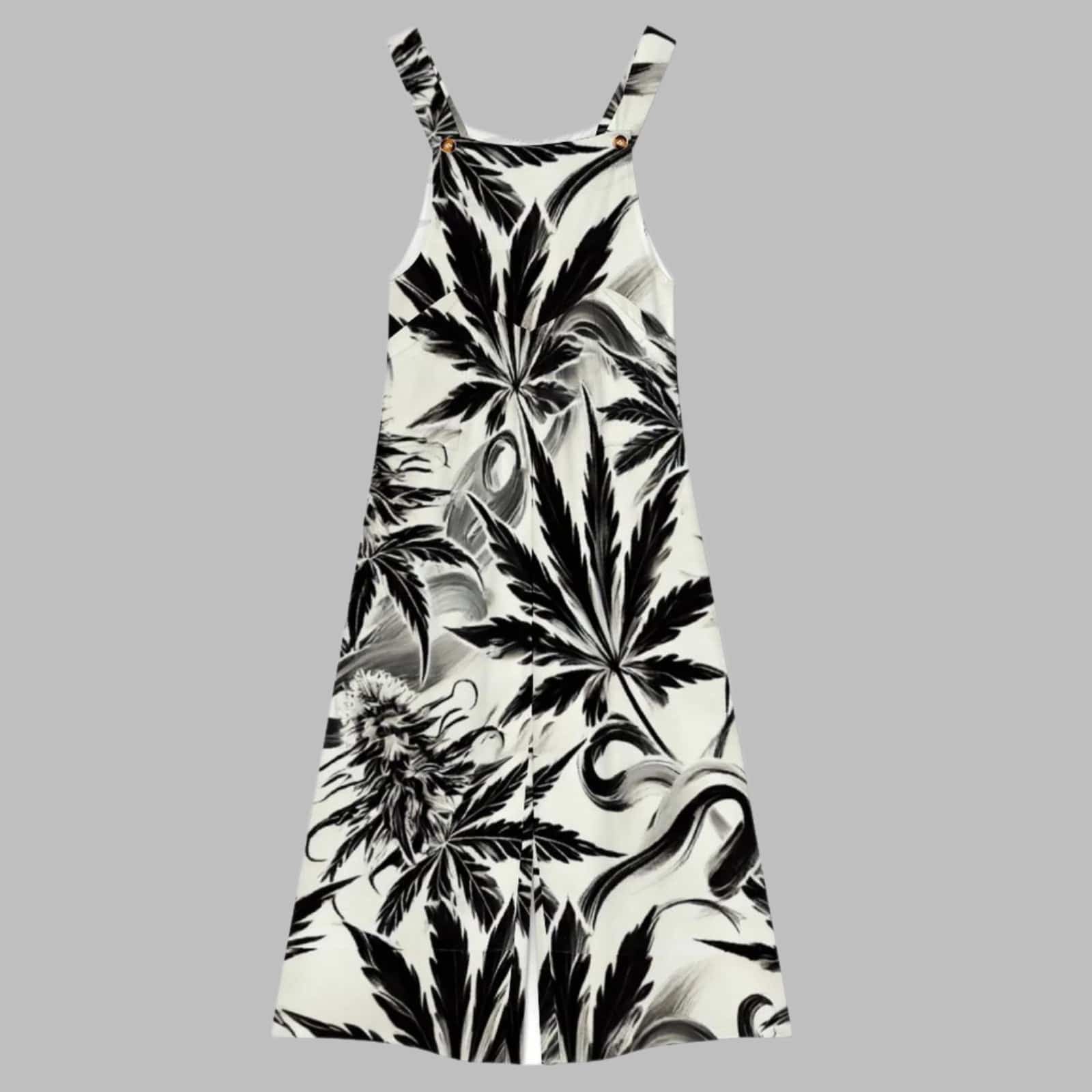 White Widow Jumpsuit All Over Print Short Jumpsuit (Sets 04)